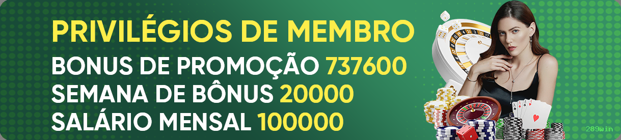 Promoção 289win